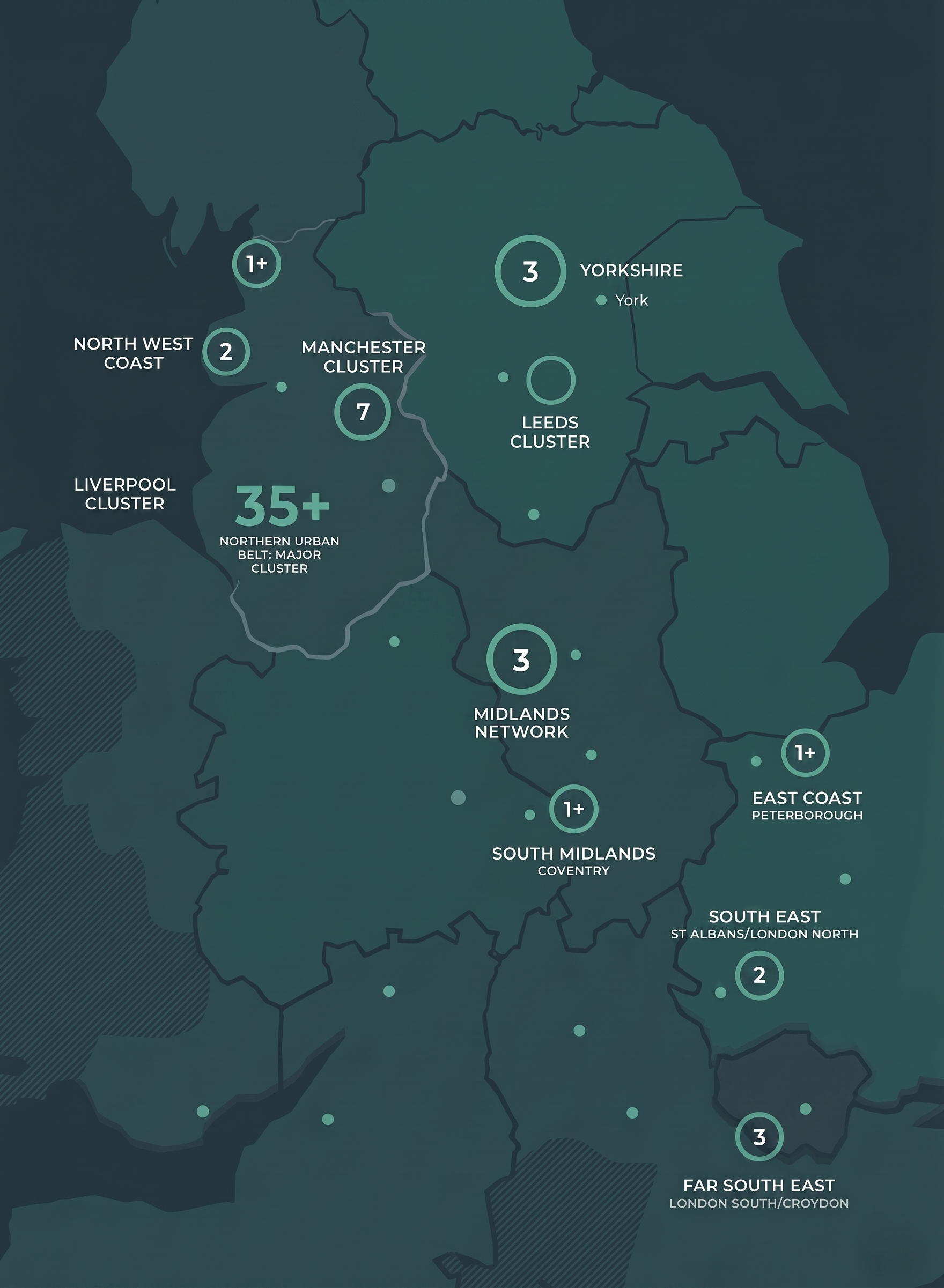 UK Pharmacy network map